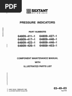 Pressure Indicators: Part Numbers