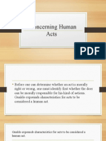 Concerning Human Act