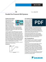 Daikin Parallel Fan Powered VAV Systems AppGuide AG 31-018 LR