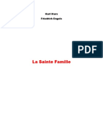 Marx, Karl, Engels, Friedrich - La Sainte Famille