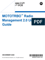 Manual Motorola Radio Management