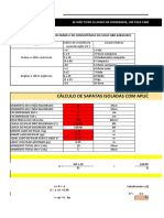 Dirceu Programa para Cálculo de Sapata