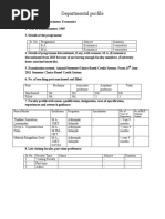 Departmental Profile Economics