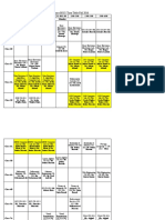 BSCS 2016 Timetable