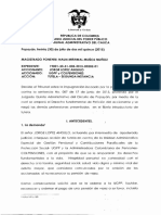 Accion de Tutela - Violación Al Derecho de Petición