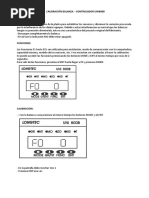 Manual Calibración Rapida - Controlador Balança