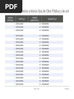 Lista Oficial de Precios Unitarios Fijos de Obra P Blica y de Consultor A - DePARTAMENTO de BOYAC