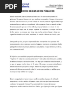 Contaminación de Espacios Públicos