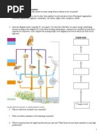 Bio 20 IB UNIT #1: ECOLOGY-review Questions: 1 Trophic Level