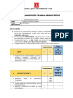 Ficha de Automonitoreo Trabajo Administrativo Pie