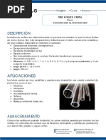 Ficha Tecnica Del Tubo Acrilico Cristal Clave