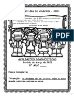 Avaliação Diagnóstica Inicial - 2021 - 5º Ano