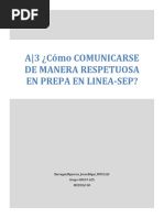 Como Comunicarse de Manera Respetable en Prepa en Linea Sep