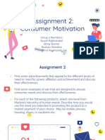 Assignment 2: Consumer Motivation: Group 2 Members: Ayush Rajbhandari Binay Basnet Roshan Shrestha Shiva Raj Poudel