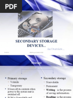 2.1 - Secondary Storage Devices