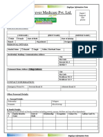 Employee Infomation Form