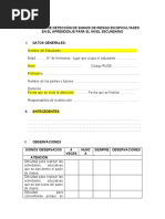 Protocolo de Deteccion Dificultades de Aprendizaje