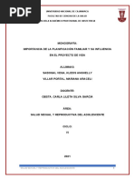 Monografía PP - FF y Proyecto de Vida