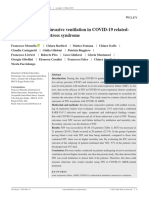 Effectiveness of Noninvasive Ventilation in COVID-19 Relatedacute Respiratory Distress Syndrome