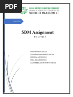 SDM Assignment: BY-Group 4