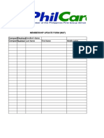 Membership Update Form (Muf) Companyemployeenrollee'S Name Companynumber Last Name First Name Middle Initial