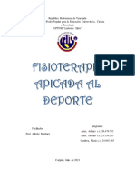 Fisioterapia Aplicada Al Deporte