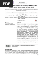 Toxicity Characteristics of Acetamiprid Insecticides Against Adult Earthworms Eisenia Fetida 60d80114d63c5