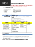 Actividad de Aprendizaje Del Dia 12 de Mayo