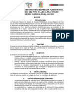 Concurso de Composición de Morenada Puneña Por La Declaratoria de Patrimonio Cultural de La Nación