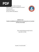 Caso de Estudio: Estudio de Factibilidad para La Implementación de Una Granja Porcina