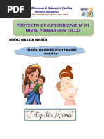 Proyecto IV Ciclo 3° y 4° Grado Primaria - Mayo 2021