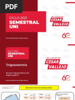 Semestral Uni - Trigonometria Semana 02