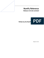 Numpy Reference