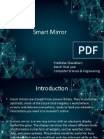 Seminar PPT For Smart Mirror