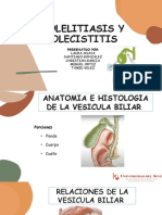 COLELITIASIS Y COLECISTITIS. Completa