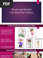 Measles and Rubella Case-Based Surveillance