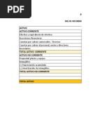 Ejemplo de ESF y Ratios Financieros