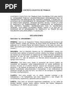 Contrato Colectivo de Trabajo - RTP