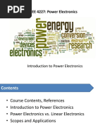 Xlecture 1 - Introduction To Power Electronics