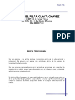 Hoja de Vida - Rocio Del Pilar Olaya Sanchez Guarda de Seguridad