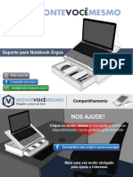 Instruções Suporte Notebook