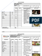 Cartilla de Platos Del Valle