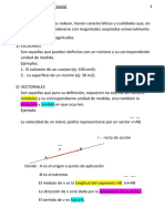 Aplicación Vectores (Teoria)