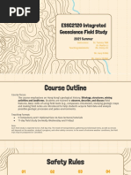 ESSC2120 Integrated Geoscience Field Study: 2021 Summer