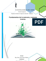 Fundamentos de La Osmosis y Osmosis Inversa