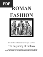 Roman Fashion: The Beginning of Fashion