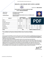 Board of Intermediate & Secondary Education, Lahore