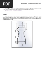 Problems Based On Solidworks: Suspension