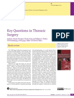 Key Questions in Thoracic Surgery