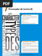 Procesador de Textos (I) : Vamos A Conocer..